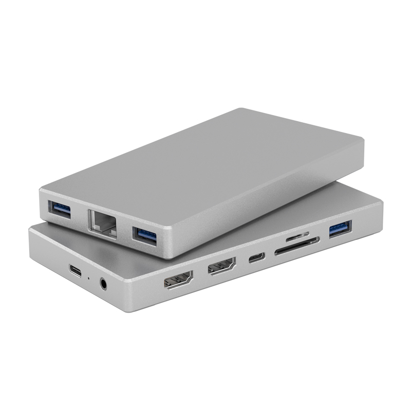 Liga de alumínio com porta de carregamento USB