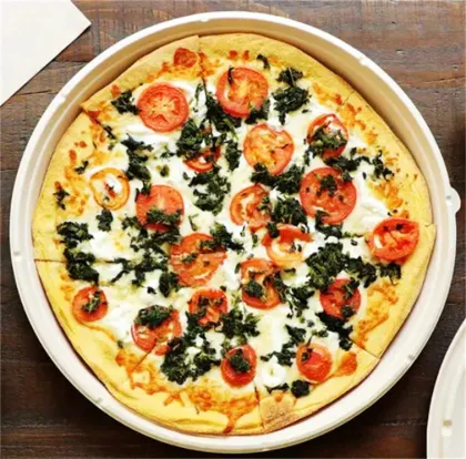 Biodegradable Bagasse Paper Pulp Pizza Box Pizza Tray
