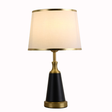 Luxury Desk Table Lamp with Brass Base for Home Decor