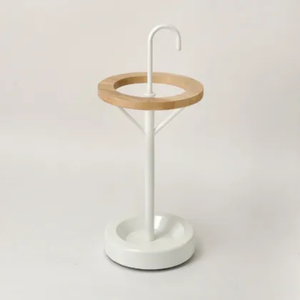 Formidable Hypotenuse Vernis Blanc Porte-parapluies