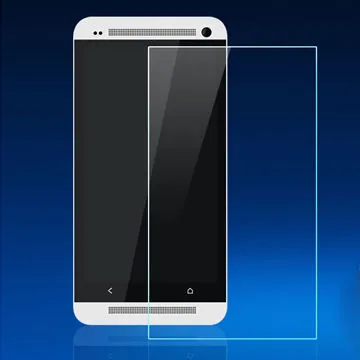 Anti-crack 0.15mm 0.2mm 0.33mm tempered-glass screen protector for HTC ONE M7