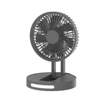 2024's Innovative USB Rechargeable Desk Fan: Portable, Standing, and Illuminated with LED Light - Perfect for Home and Outdoor Use
