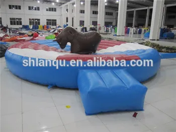 Adults Outdoor Thrilling Inflatable Games Mechanical Bull for Sale