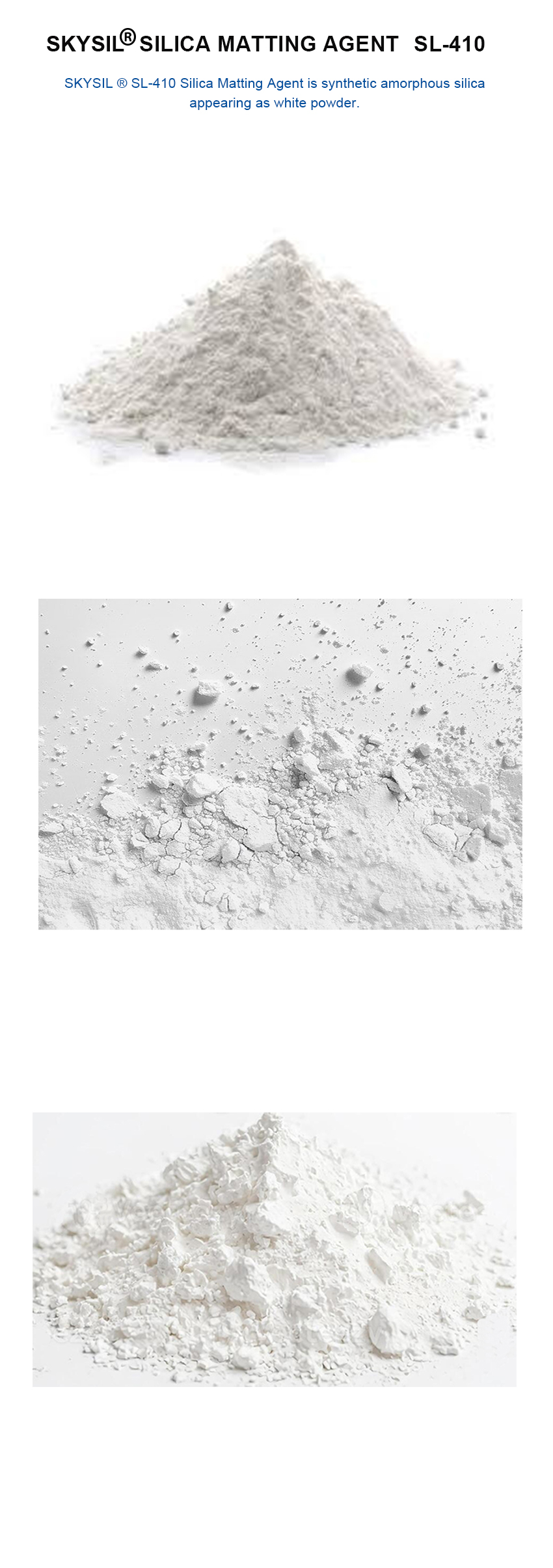 QUANXU SILICON DIOXIDE POWDER (SL-410) M1