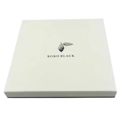 Luxury Chocolate White Paper Box with Tray