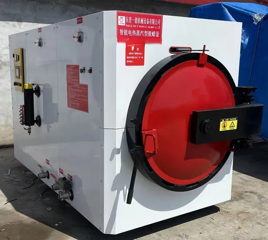 Recipiente de desparafinado a vapor con calefacción eléctrica completamente automático
