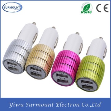 OEM 3.1A Fast Car Charger , Dual Usb Car Charger , Cell Phone Car Charger For Cell Phone