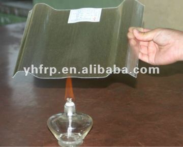 fire proof fiberglass roof flat sheet with fiberglass materials