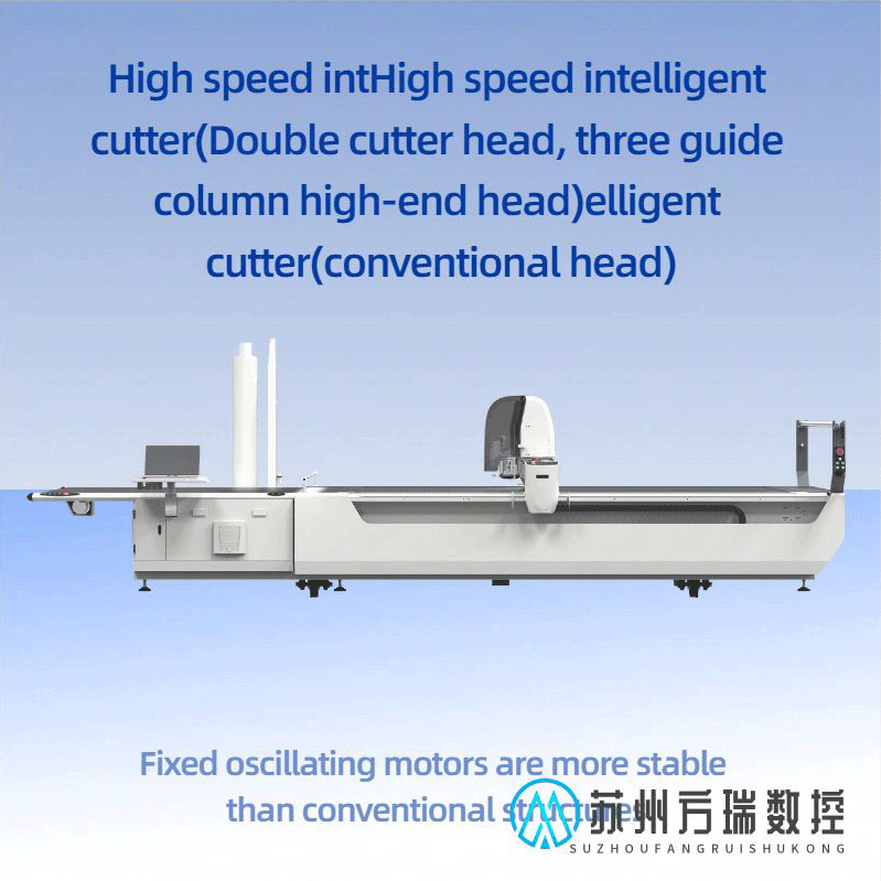 Çift Kesici Kafalı Ağır Hizmet Kumaş Kesim Makinası