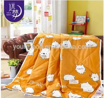 Wholesale cheap children cartoon summer quilt/air conditioning quilt for kids