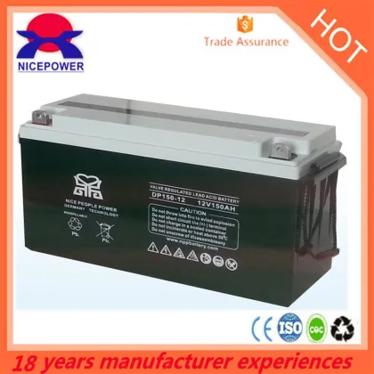 NICE POWER BRAND 12V 150ah Storage Battery Sealed Lead Acid Battery Rechargeable Battery supplier