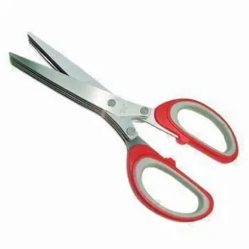 5-layer Scissor with PP + TPR Handle, 1.2mm Thickness and 7.5-inch Length