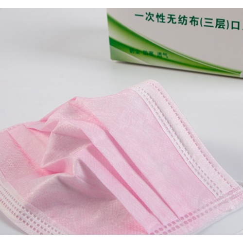 Nonwoven disposable face masks