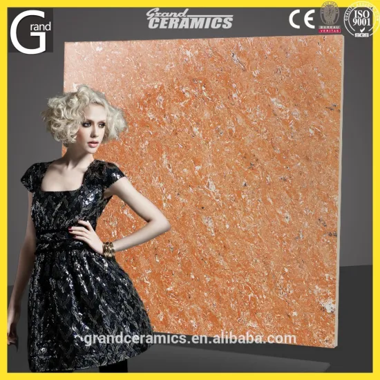 60x60 high gloss floor tile & wall tile polished porcelain pilates series red color Ivory unglazed tile