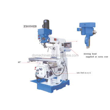 ZX6350ZB Fabrika Fiyatı Dikey ve Yatay Evrensel Freze Makinesi