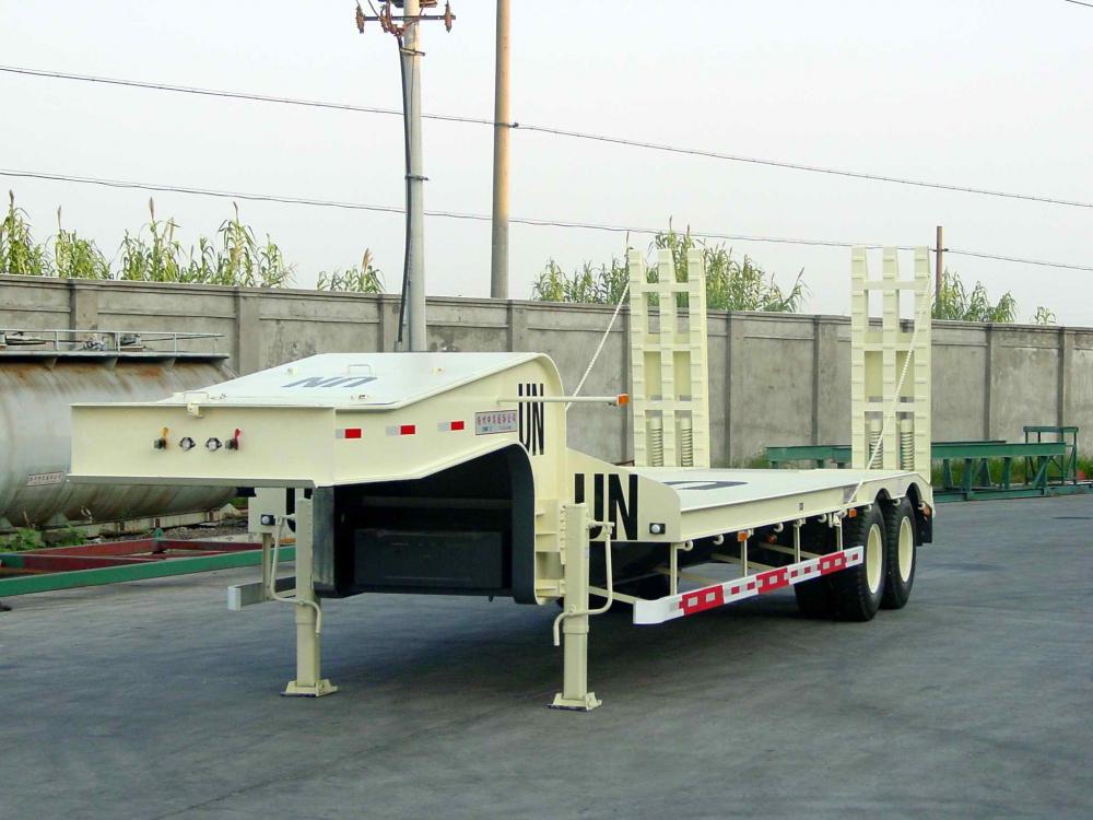 Lf Two Axle Lowbed Semi Trailer