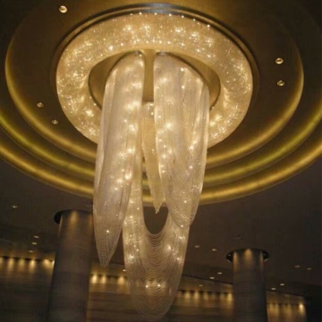 Modern Luxury Crystal Chandelier for Hotel Lobby Decorative Lighting