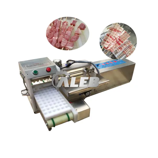 Automatic Kebab Stringing and Skewering Machine for Meat and Barbecue Kebabs