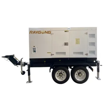 Portable Silent Diesel Generator Trailers: 10kW to 500kVA - Including Water Powered Options