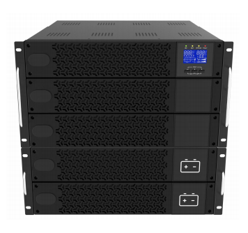 Dwufazowy UPS 6-10 kVA do montażu w szafie