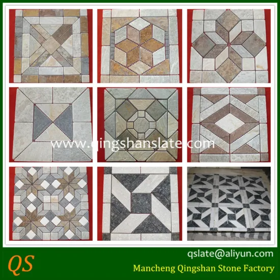 natural slate stone mosaic tile pictures pattern