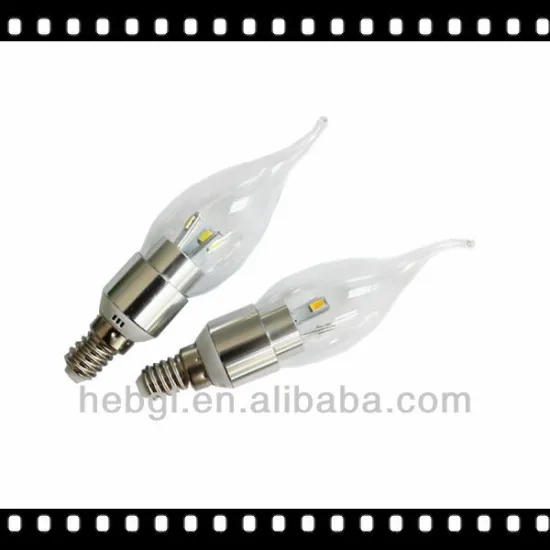 Popular High-efficiency Energy-saving led candle light 3W CE