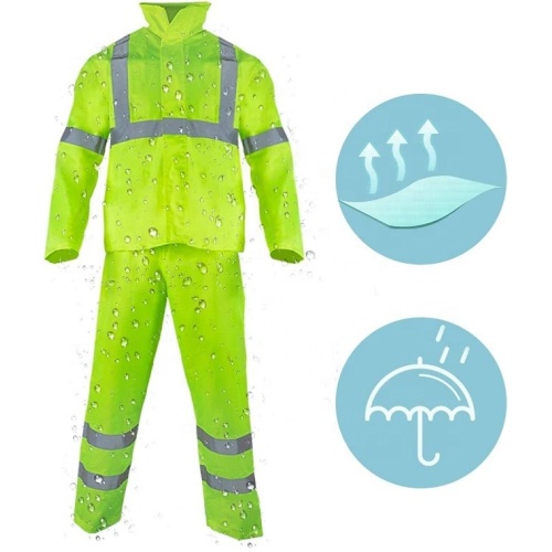 Hi Vis Work Jacket Wholesale High Visibility Waterproof Work Jacket Rain Coat Factory