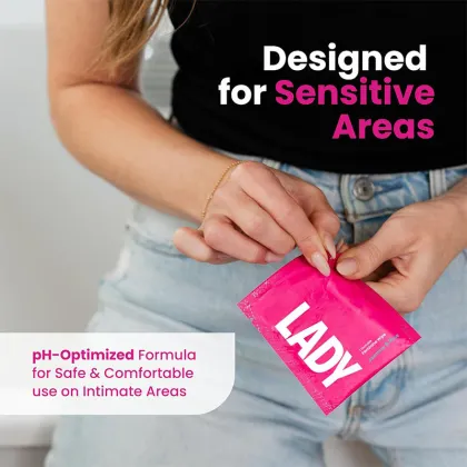 Personal pH Balance Feminine Wipes for Daily Care