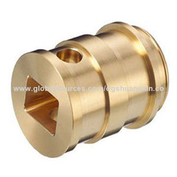 Precision brass CNC machine part