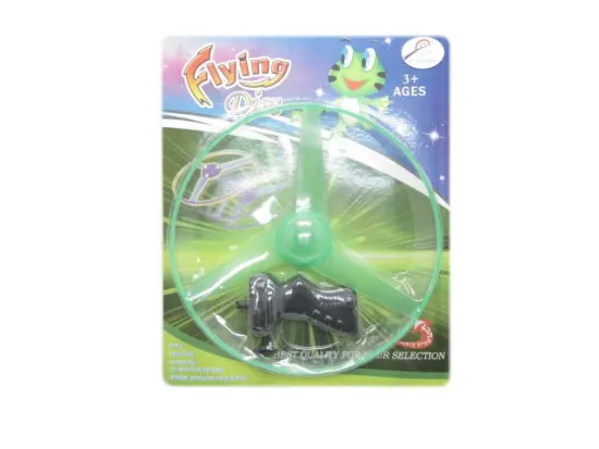 PULL-STRING FLYING DISK W/LIGHT