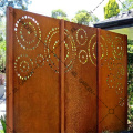 Rusted Red Privacy Screen Panel