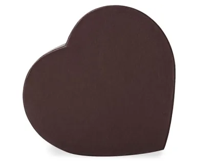Fancy empty chocolate packaging heart shaped chocolate box