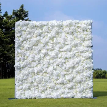 Multicolor Flower Silk Rose Panel - DIY Floral Background for Wedding Decor