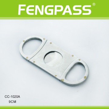 CC-1020A 9.0cm Oval-Shaped Full Metal Cigar Cutter