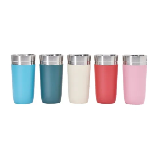 Wholesale Reusable Iced Coffee Cups, Double Wall Beer Tumblers, 20OZ Stainless Steel Thermoses with Lids in Brazil
