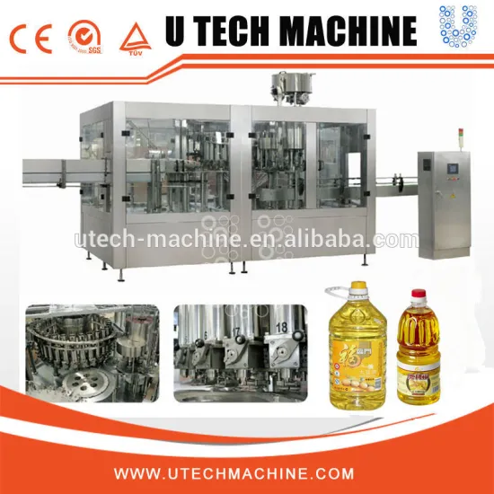Pet bottled oil packing machine/edible oil filling and capping machine