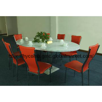 suspened conference table with aluminum honeycomb panel