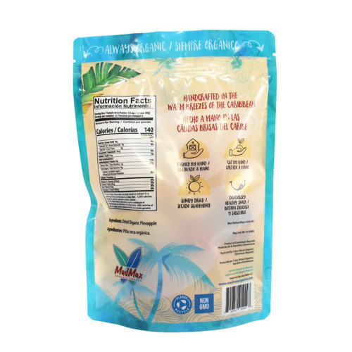 Gravure Printing Dried Food Packaging Bag for Pineapple