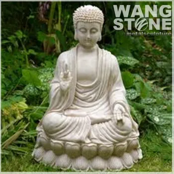 Life Size Granite Stone Buddha Garden Statue