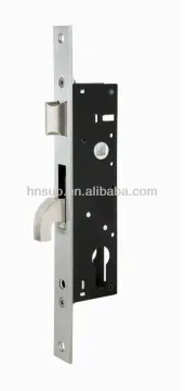 high quality iron panel door keyed sliding glass lock