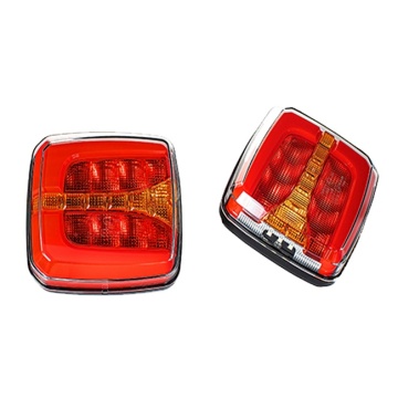 12-24V EMC LED LED Tail Light E4 مصابيح السيارة الحمراء المعتمدة