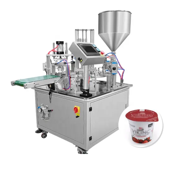 Yogurt Sauce Cup Filling and Sealing Machine