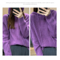 All wool hooded jumper for ladies