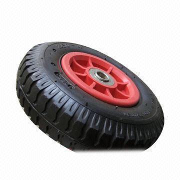 2.50-4 Air Wheel with Plastic Rim, Roller Bearing