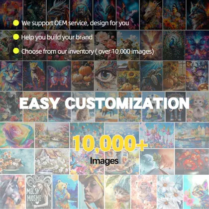 Wholesale 5D Diamond Art Painting Kits for Landscape DIY Decor