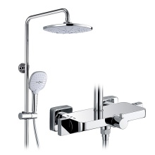 Chrome couleur 3 fonctions douche thermostatique