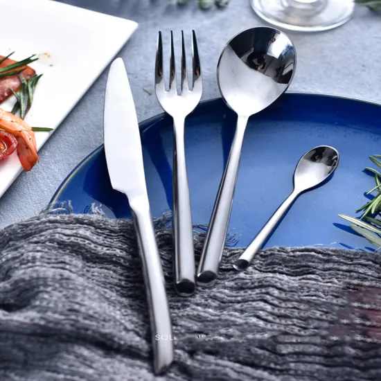 Restaurant Cheap Silver Flatware Set Dinner