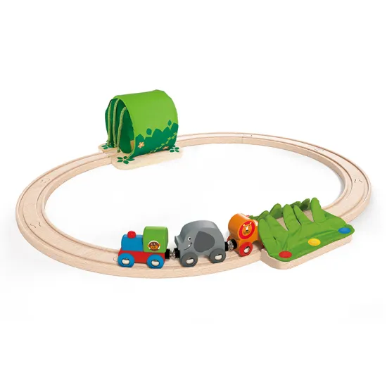 Jungle Train Journey: Complete Set Railway Construction Kit - Explore the Thrills of Building Your Own Miniature Railway Adventure