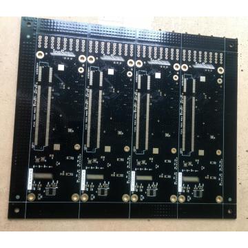 6 layer black solder PCB with 3 workdays