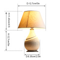 Moderne elegante Keramiktischlampe